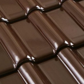 Capri Romerfals Tagsten Brun glaseret