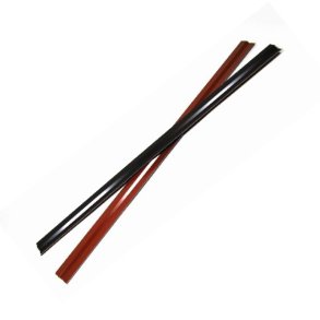 Alu Indd�kningsliste 1m. Sort