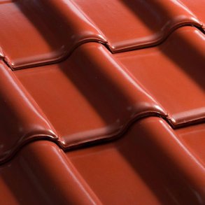 Capri Romerfals Tagsten Kastanjebrun Glaseret